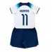 Billige England Marcus Rashford #11 Børnetøj Hjemmebanetrøje til baby VM 2022 Kortærmet (+ korte bukser)